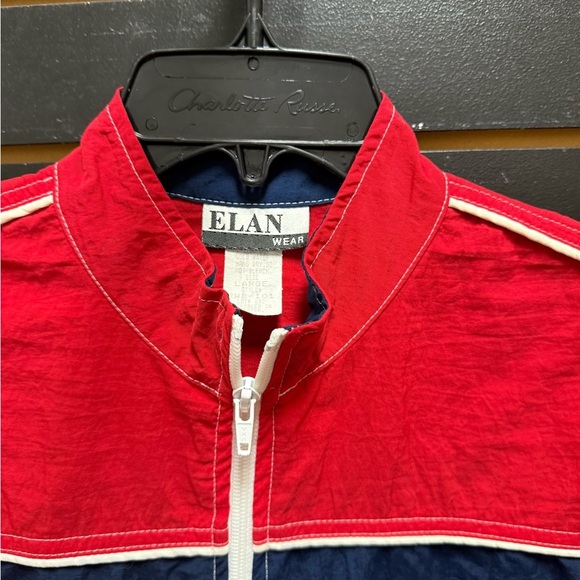 Vintage Elan wear Budweiser Red and Navy swim Activewear Set - Picture 4 of 5